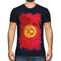 KYRGYZSTAN GRUNGE FLAG MENS T-SHIRT TEE TOP KYRGYZSTANI KIRGIZIJA KIRGIZ KYRGYZ