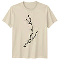 Minimalist Botanical Nature Lover T-Shirt Minimalist Art Nature