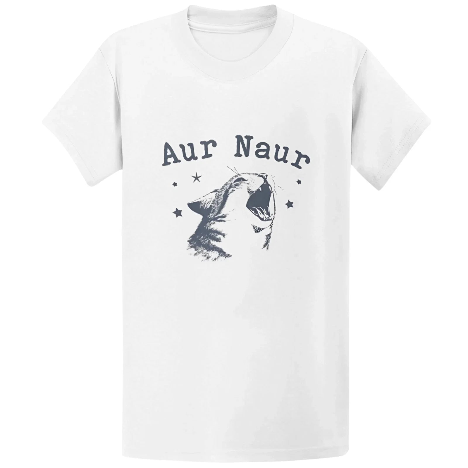 Gildan 5000 Aur Naur Cat Funny T-Shirt - Cute Cat Mama Meme Gift Tee