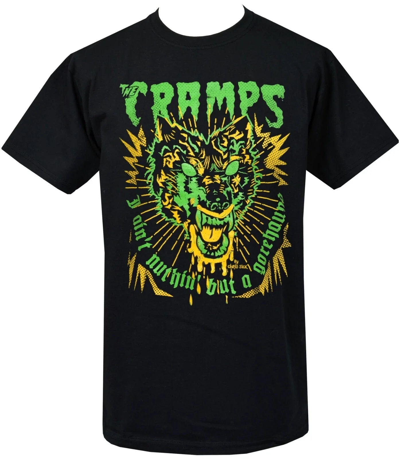 The Cramps Men's Psychobilly T-Shirt Gorehound Garage Punk Lux Interior