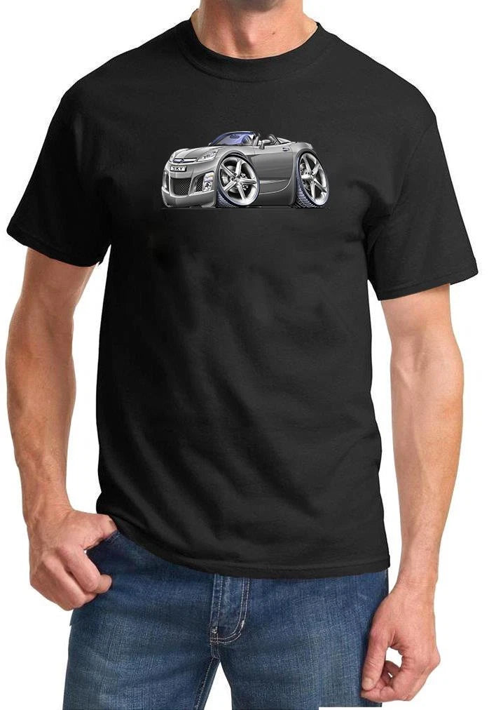 Saturn Sky Sports Car Full Color Tshirt NEW FREE SHIPPING