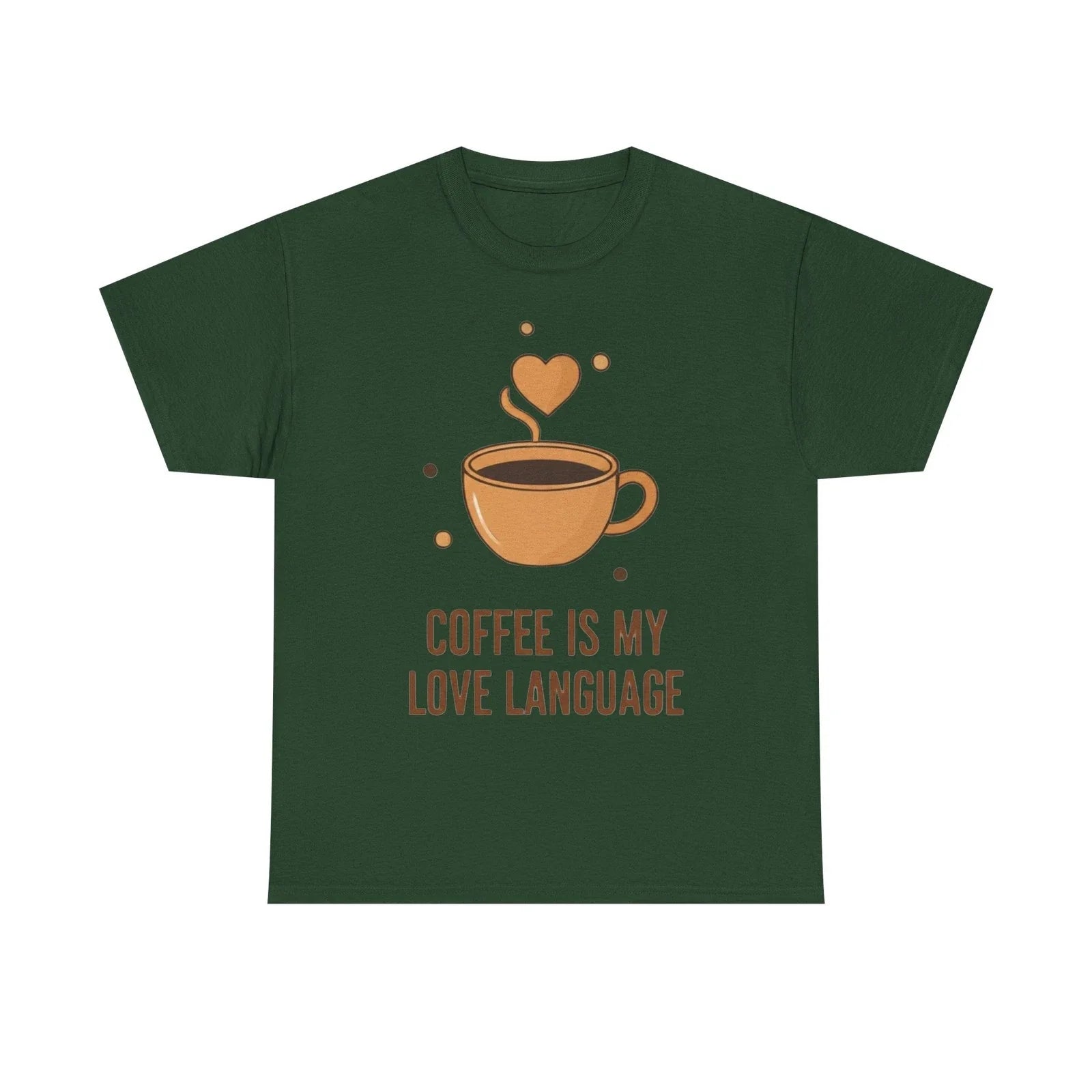 Coffee Is My Love Language T-Shirt | Coffee Cup Illustration