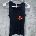 Y2K Grunge Moto Black 14th Rocky Point Rally Mexico Biker Ribbed Tank S Biker