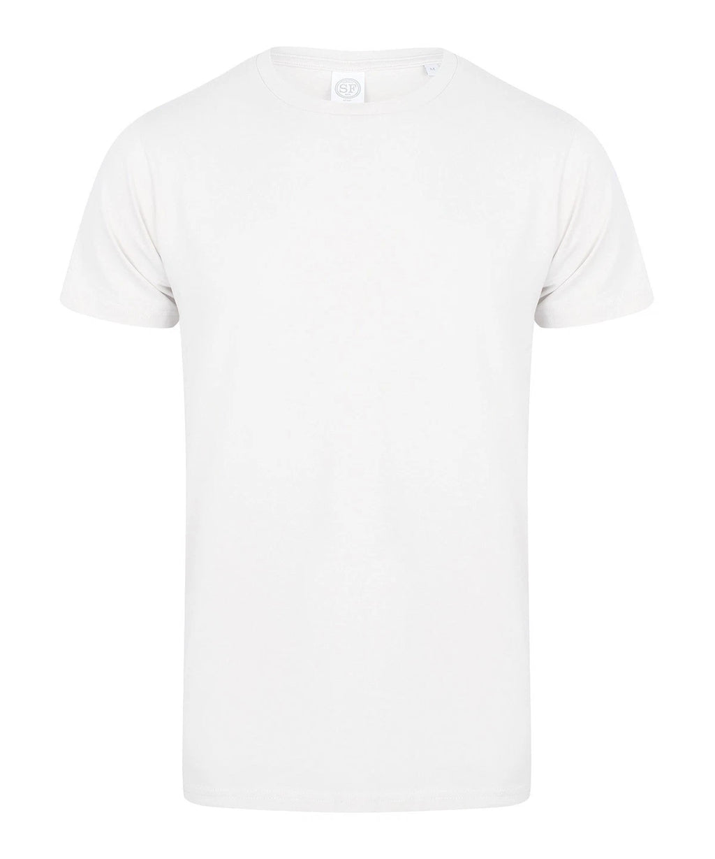 SF Men's feel good stretch t-shirt - Soft stretch crew neck t-shirt