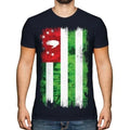 Abkhazia Grunge Flag Men T-Shirt Apsny Abkhaz Abkhaziya Abkhaz