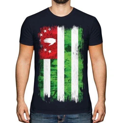 Abkhazia Grunge Flag Men T-Shirt Apsny Abkhaz Abkhaziya Abkhaz