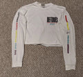 2025 DEFTONES L SHIRT Band Tour Nu Metal Punk Rock Tour White Long Sleeve CUT M