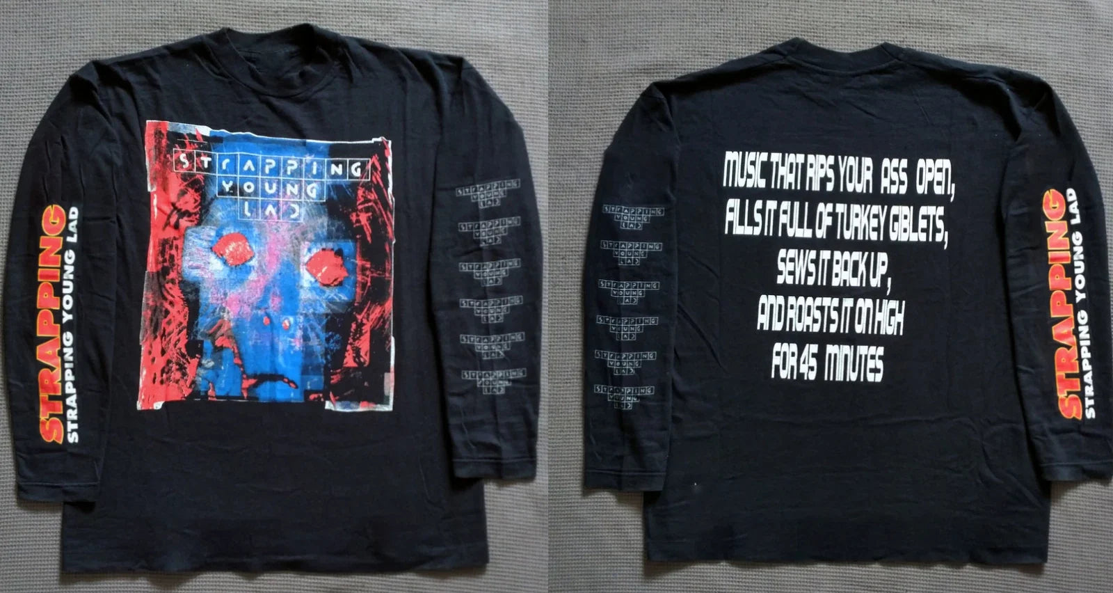 Rare Strapping Young Lad Band Devin Townsend Long Sleeve S to 5XL 2F1376