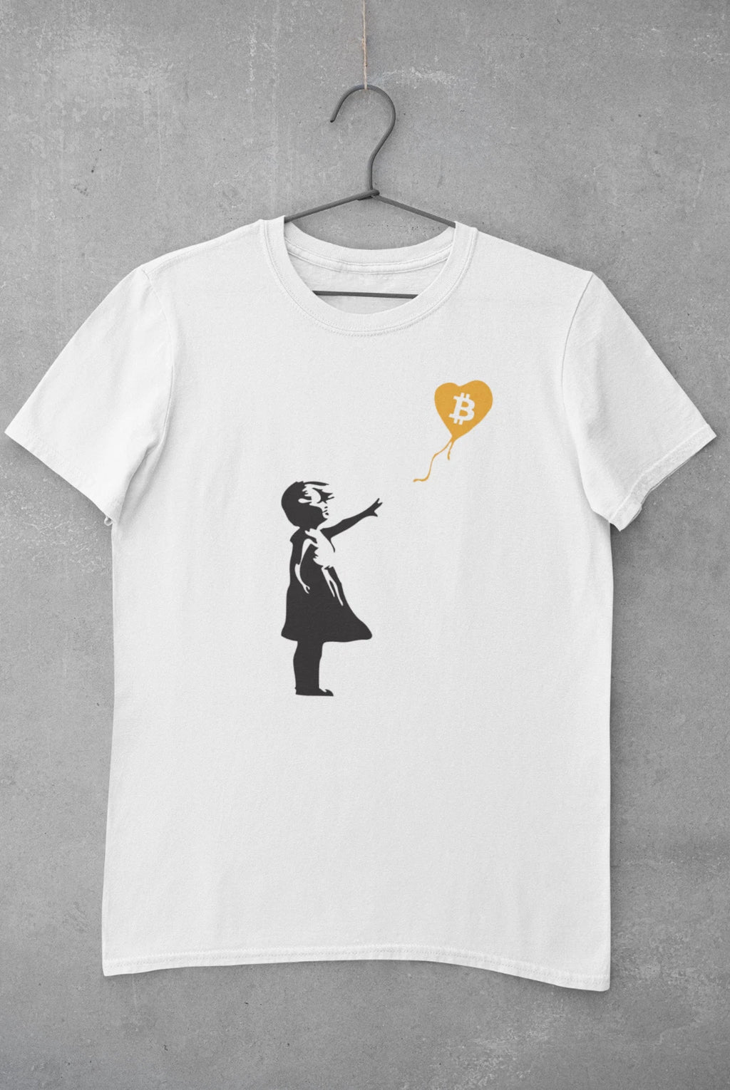 Banksy Art Balloon Parody Printed Cotton Men's T-Shirt Top Tee Trendy