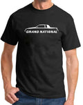 Buick Grand National Regal Classic Outline Design Tshirt NEW