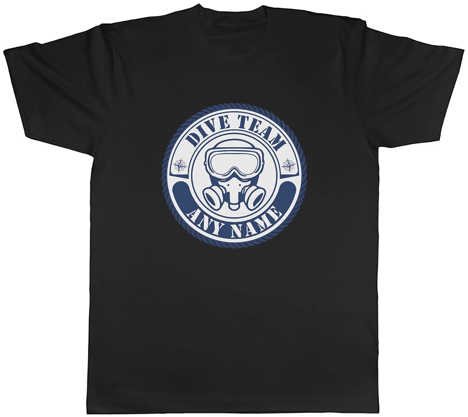 Personalised Any Name Dive Team Scuba Diving Mens T-Shirt Tee Gift Top