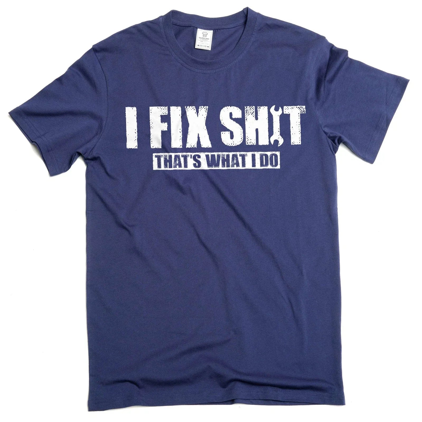 Men's Funny DIY garage T-shirt I fix things shirt fathers day mechanic shirt