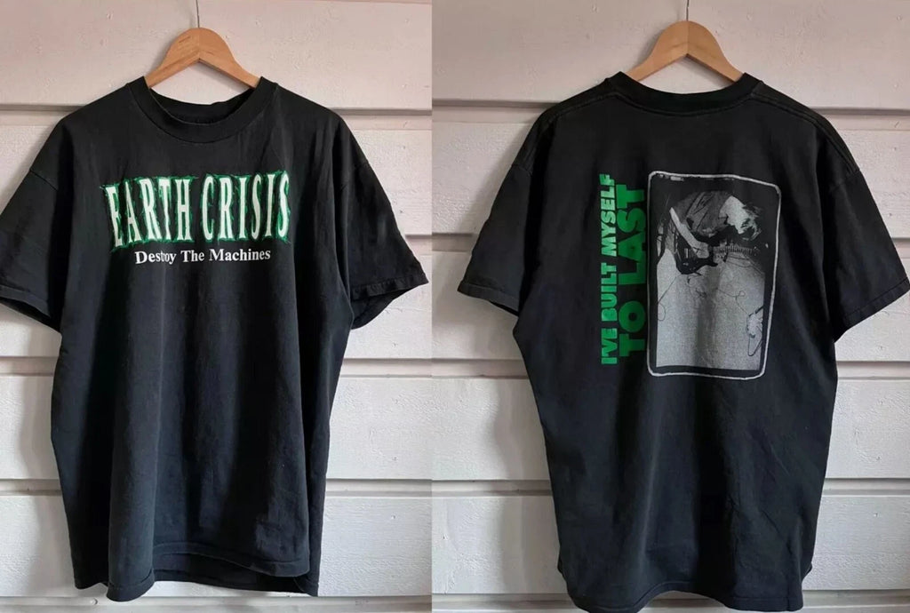 Earth Crisis 1999 Invasion Of The Southern Hemisphere T Shirt Full Size S-5XL