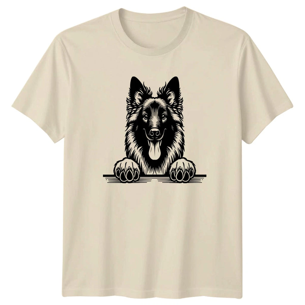 German Shepherd Dog Paws Animal Graphic Mens T-Shirt Womens Tee