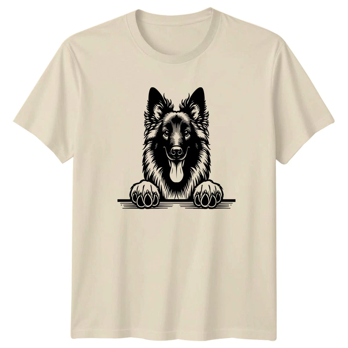 German Shepherd Dog Paws Animal Graphic Mens T-Shirt Womens Tee