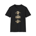 Monkey See No Evil Hear No Evil Speak No Evil Softstyle T-Shirt, Cute Monkey Tee