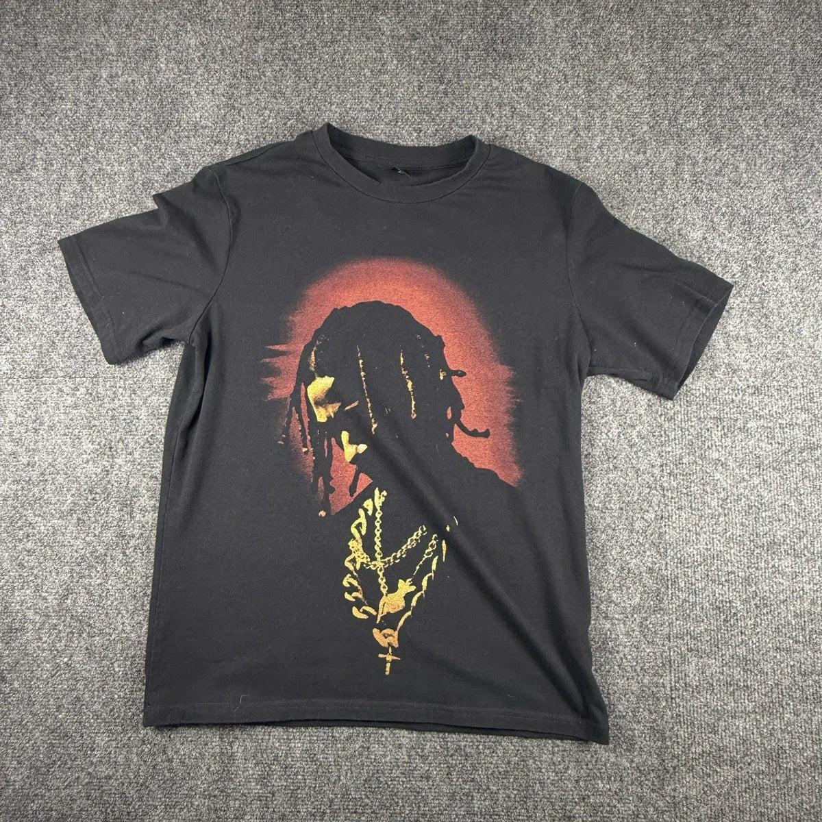 Mens XS Travis Scott Style Street Life Rap T Shirt