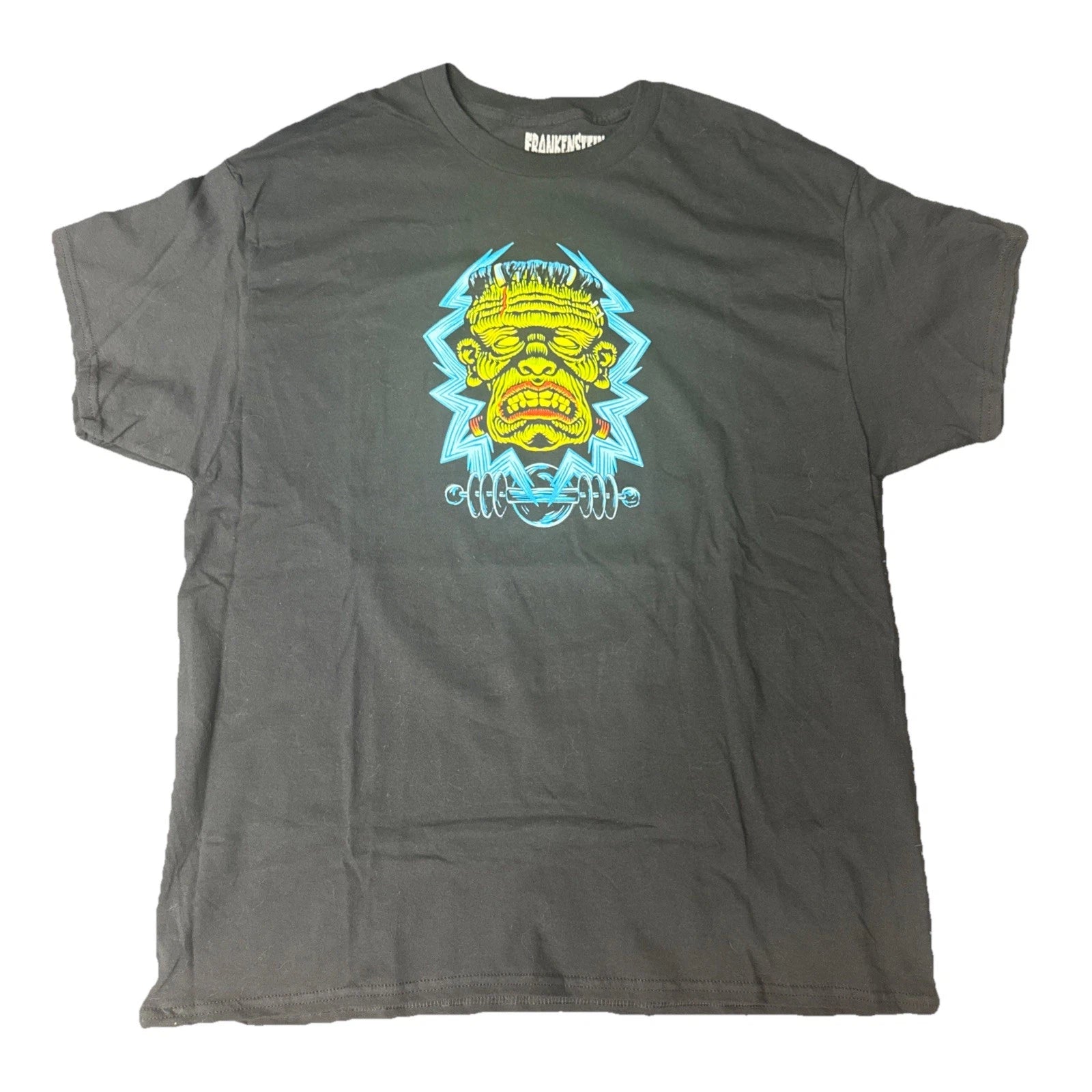 FRANKENSTEIN Lootwear Lootcrate Black Shirt Universal City Studios XL HALLOWEEN