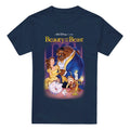 Beauty and the Beast Belle Beast Cover T-Shirt , Navy