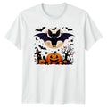 Cute Spooky Bat Pumpkin T-Shirt Halloween Gift For Him And Her