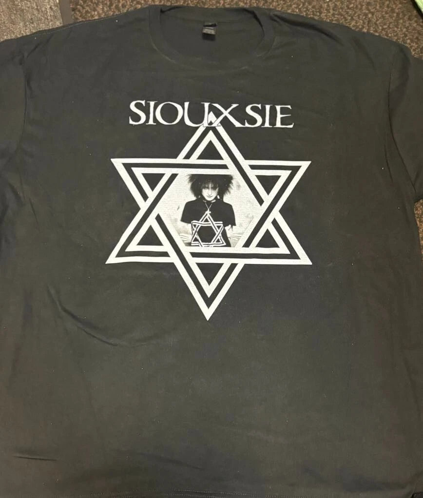 Siouxsie And The Banshees - Israel Star - T-Shirt Black - NEW , punk, new wave