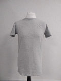 SikSilk Mens Grey Elegance Square Hem Gym Tee - Medium