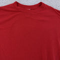 Vintage 80s Blank Red Ched Shirt Mens XXXS Made USA Soft Tee Basic T-Shirt 70s