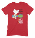 Woodstock Festival Poster T Shirt - Vintage 1960s Hippie Psychedelia