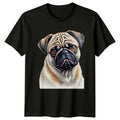 Cute Pug Dog Portrait Animal Lover Pet Owner T-Shirt