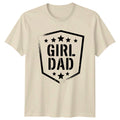 Girl Dad Mens T-Shirt Father Of Daughters Fatherhood Fathers Day Gift For Him