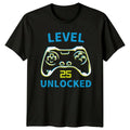 Level 25 Unlocked T-Shirt Birthday Gaming 25th Birthday