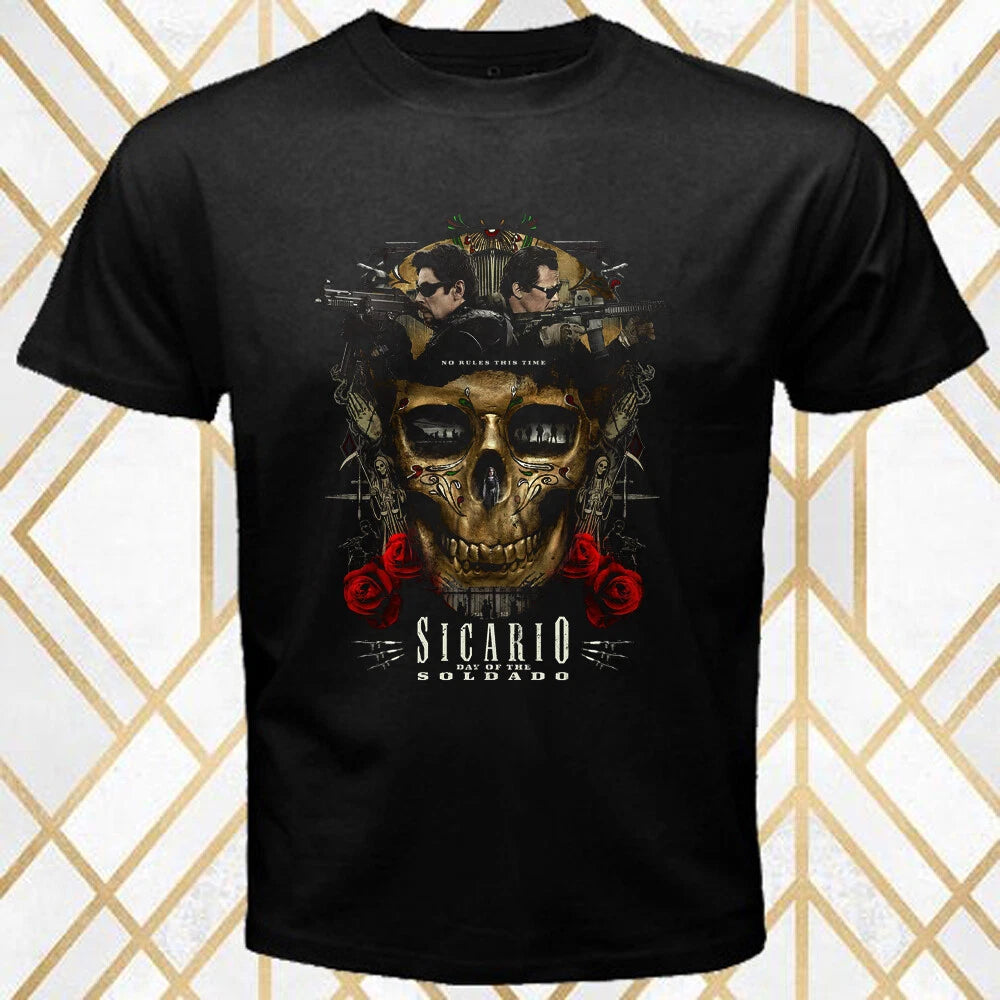 Sicario Day of The Soldado Men's Black Size S - 5XL