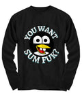 Funny Penguin T-Shirt, Hilarious Meme TShirt Design, You Want Some F*k? Meme Shi