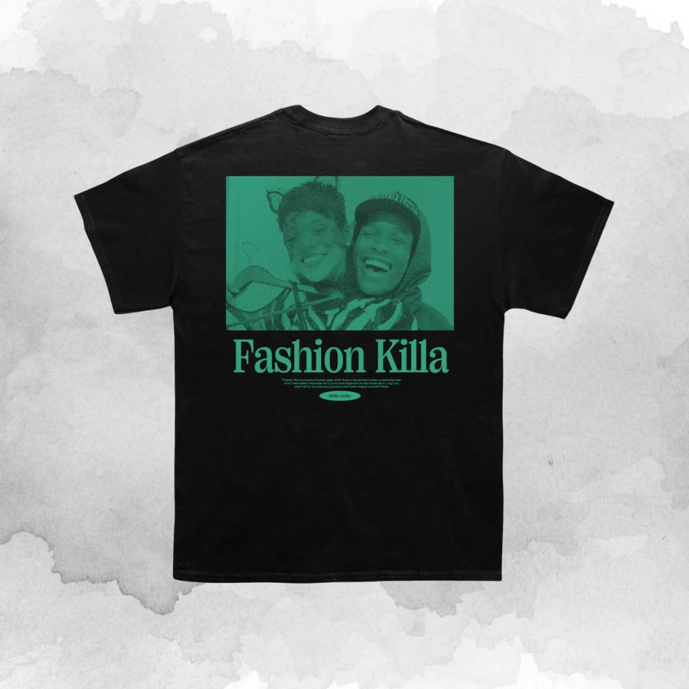 Fashion Killa Poster T-shirt (With Backprint) S-5XL
