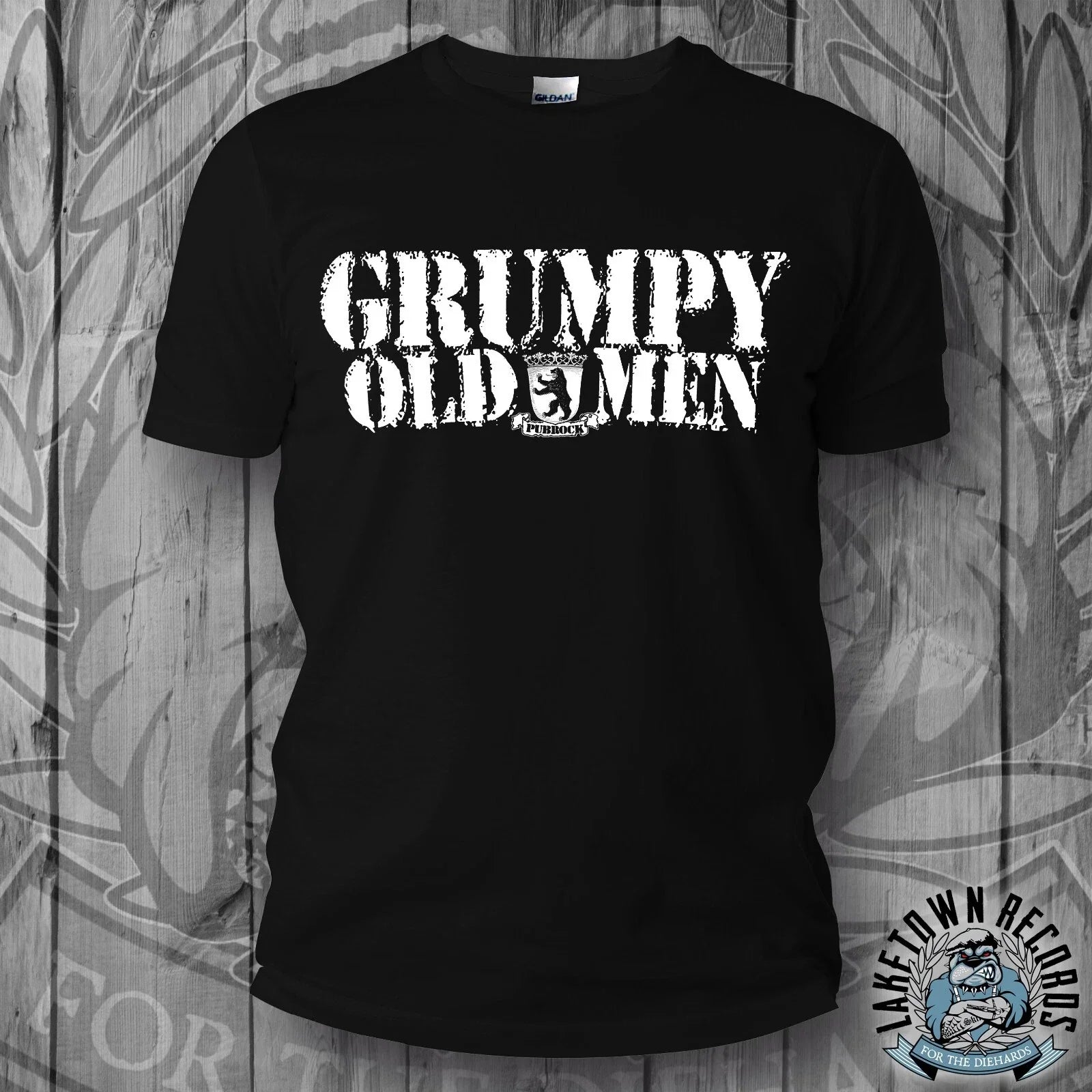 GRUMPY OLD MEN - LOGO S-3XL Streetpunk Skinhead Oi! Soifass Beer Toifel Band Shirt