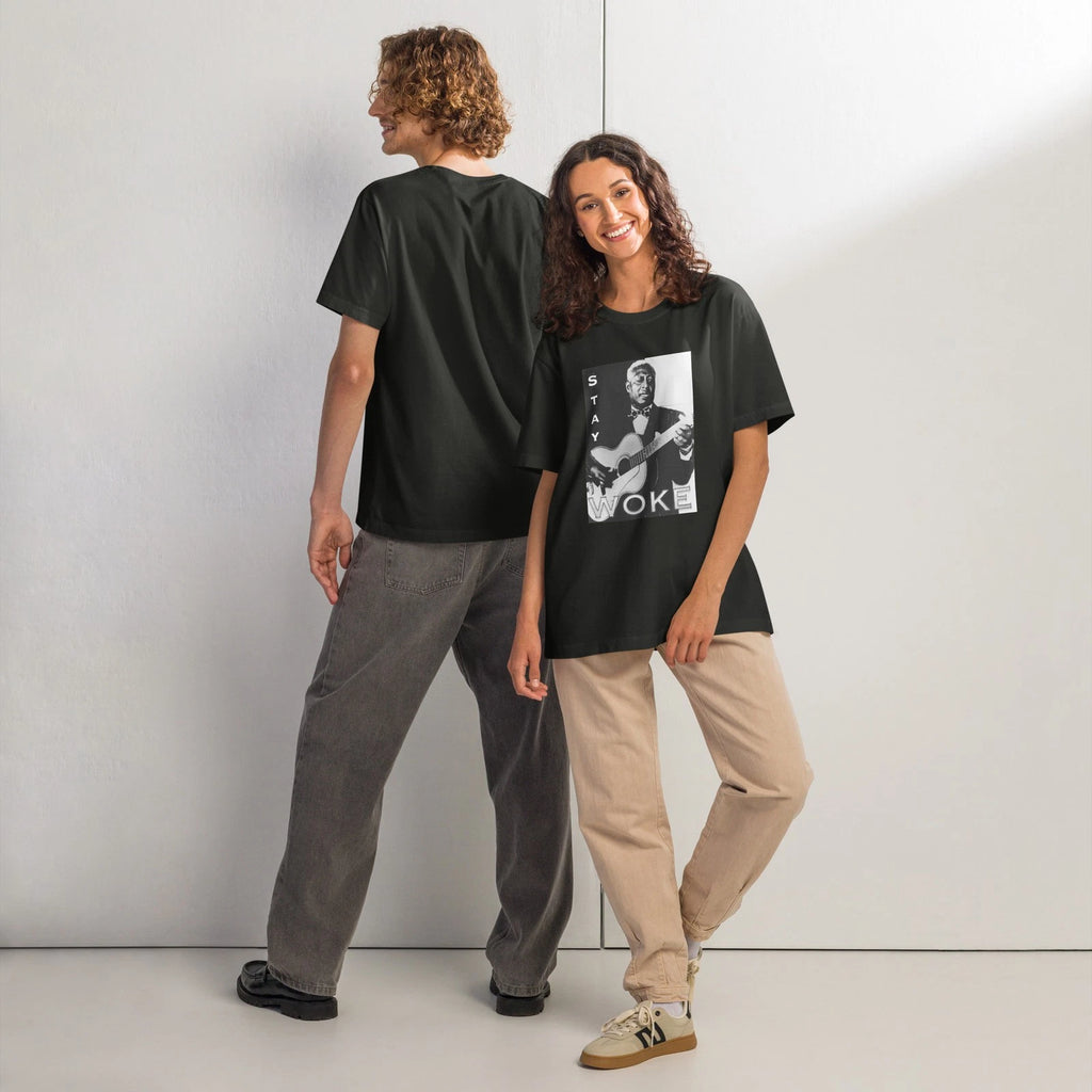 Stay Woke Lead Belly Unisex oversized t-shirt