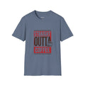 Straight Outta Coffee Funny T-Shirt, Coffee Lover Gift, Simple Graphic Tee