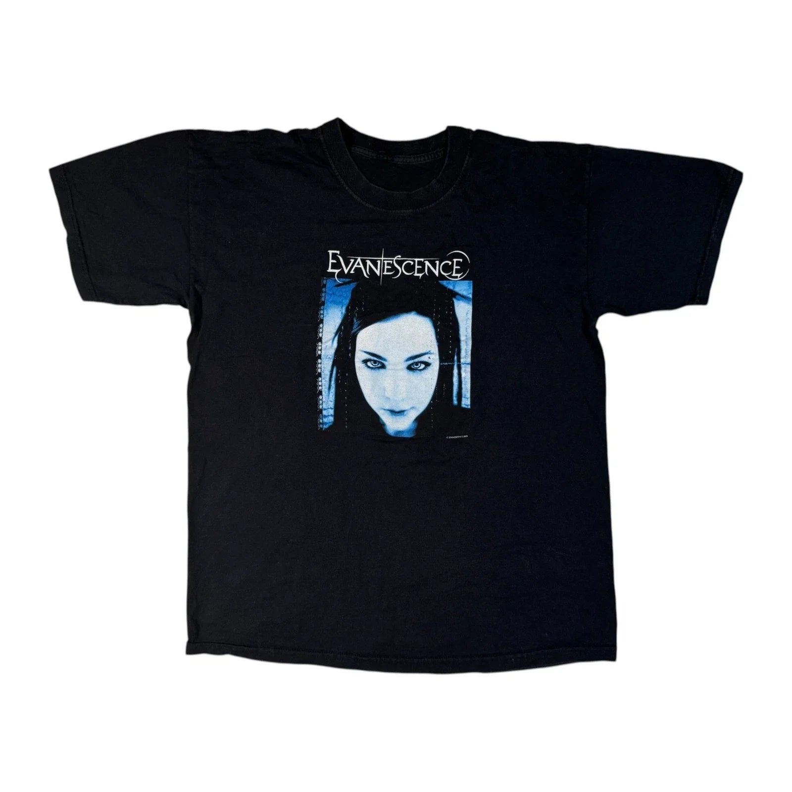 Vintage 2003 Evanescence T-shirt Y2k Alternative Metal Gothic Rock Band Tee M