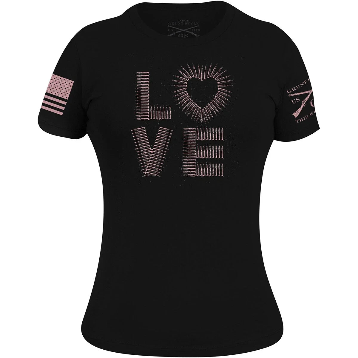 Grunt Style Women's Love Ammo T-Shirt - Black