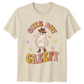 Cute But Creepy Womens T-Shirt Retro Western Halloween Gift For Her