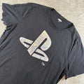 PlayStation Men’s XXL Holographic Logo Tee Shirt Old Navy 90’s Aesthetic