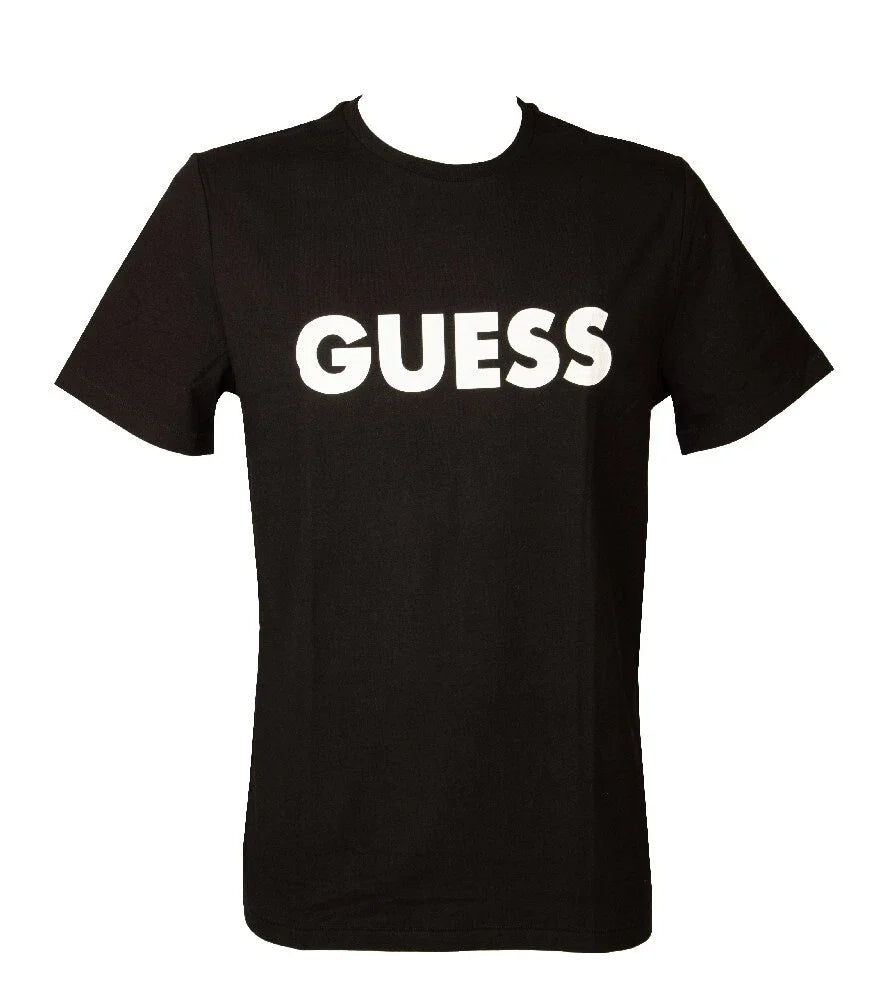 GUESS Men's Short Sleeve Crew Neck Slim Fit Cotton Stretch T-Shirt