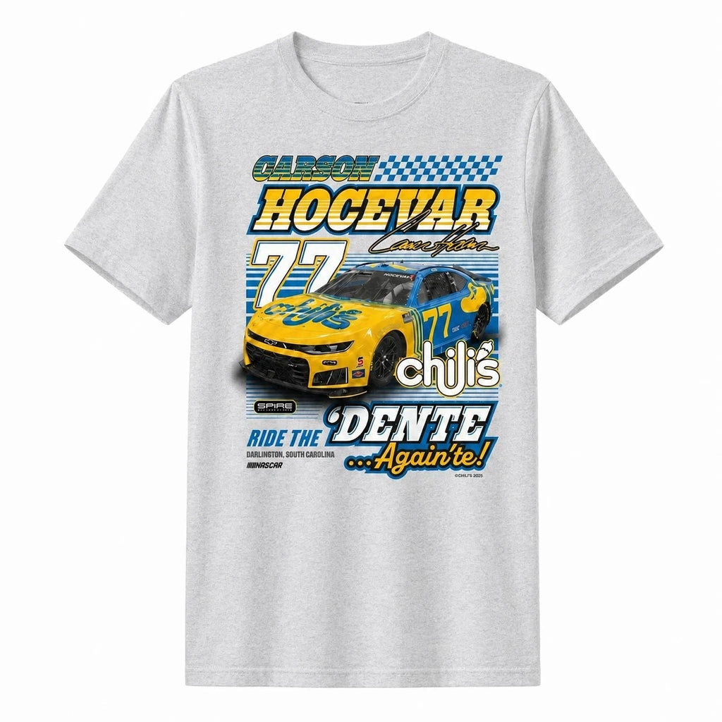HOT!!! Carson Hocevar Chili's Throwback 2026 T-Shirt S-5XL