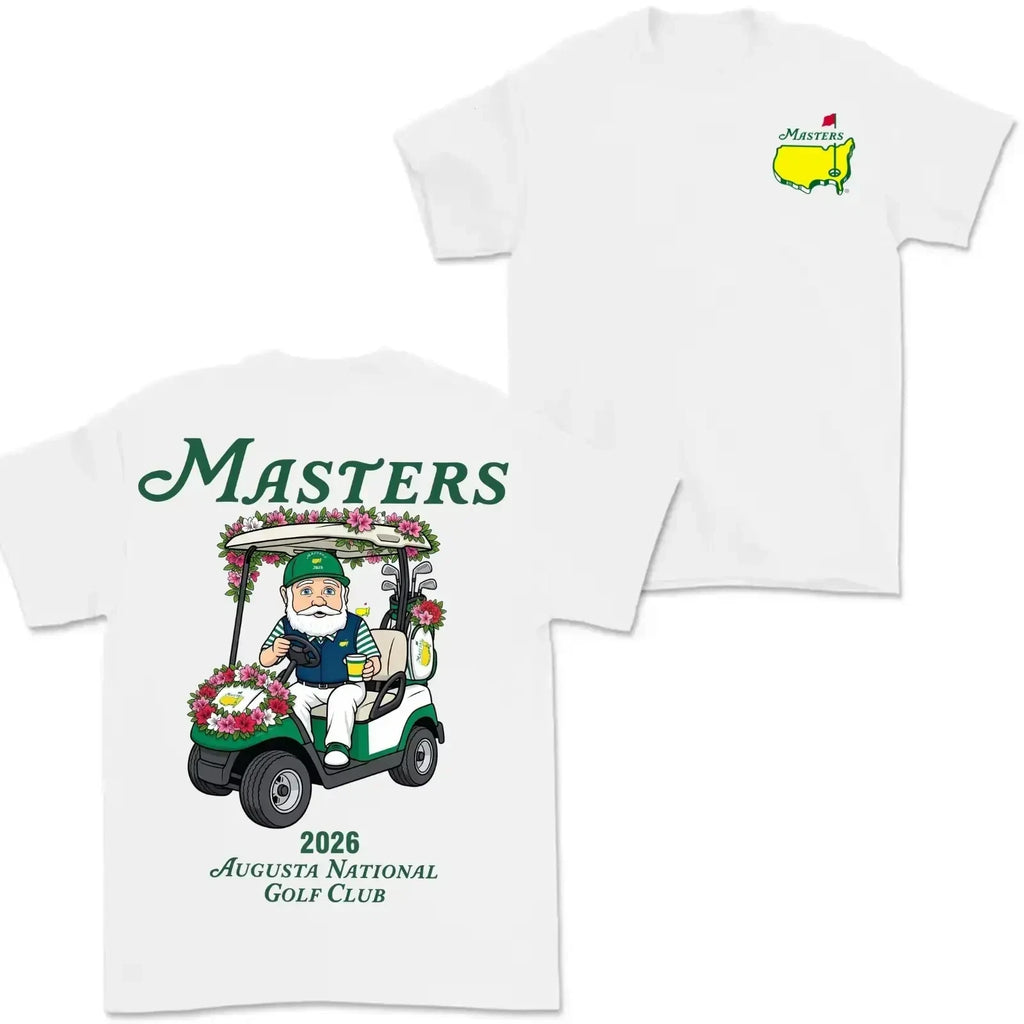 Masters Golf 2026 Gnome Cart T-Shirt Sweatshirt Hoodie