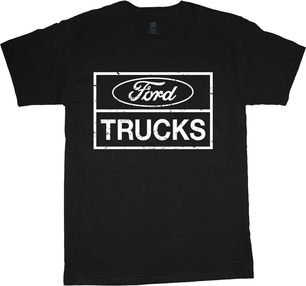 Ford Trucks T-shirt Mens Ford F-150 F-250 Parts Gifts Accessories Mens Tee Shirt