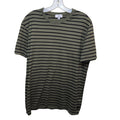 AG Adriano Goldschmied Men's Bryce Crew Shirt Size M Stripe Minimalist