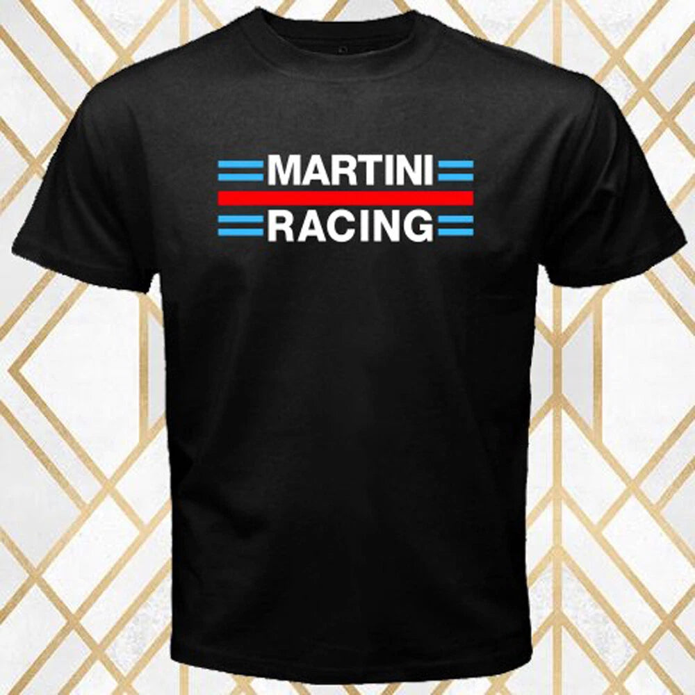 Martini Racing Famous Racing Team Men's Black Size S - 5XL