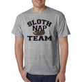 Sloth Nap Team T-Shirt - Funny College Sports Parody Lazy Sleeping Animal Lover
