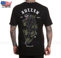Sullen a Gattoni Panther Premium Fit SCM7582 Nuovo T-Shirt Per Uomo
