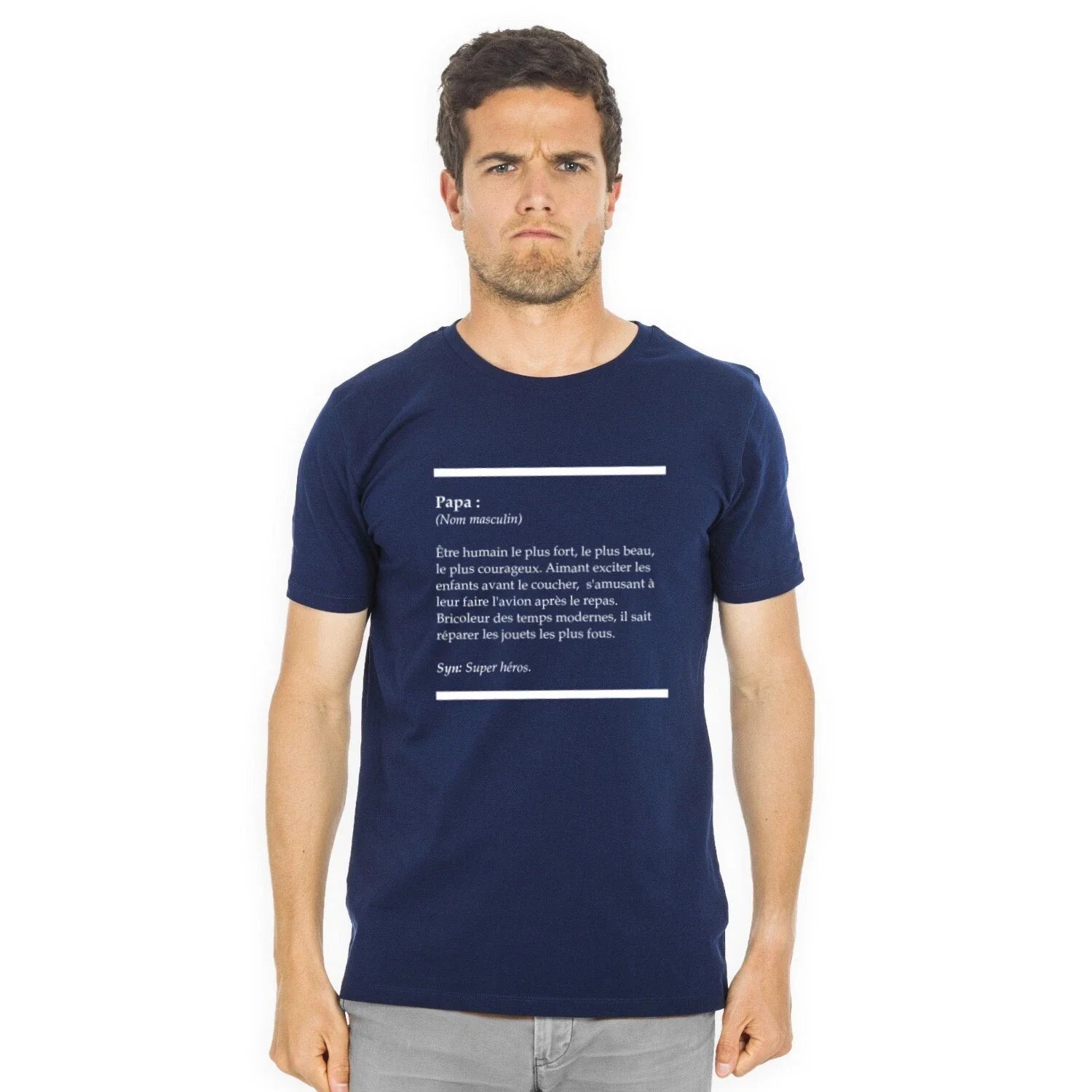 DEFINITION DAPA Men's Short Sleeve T-Shirt Color Navy Blue